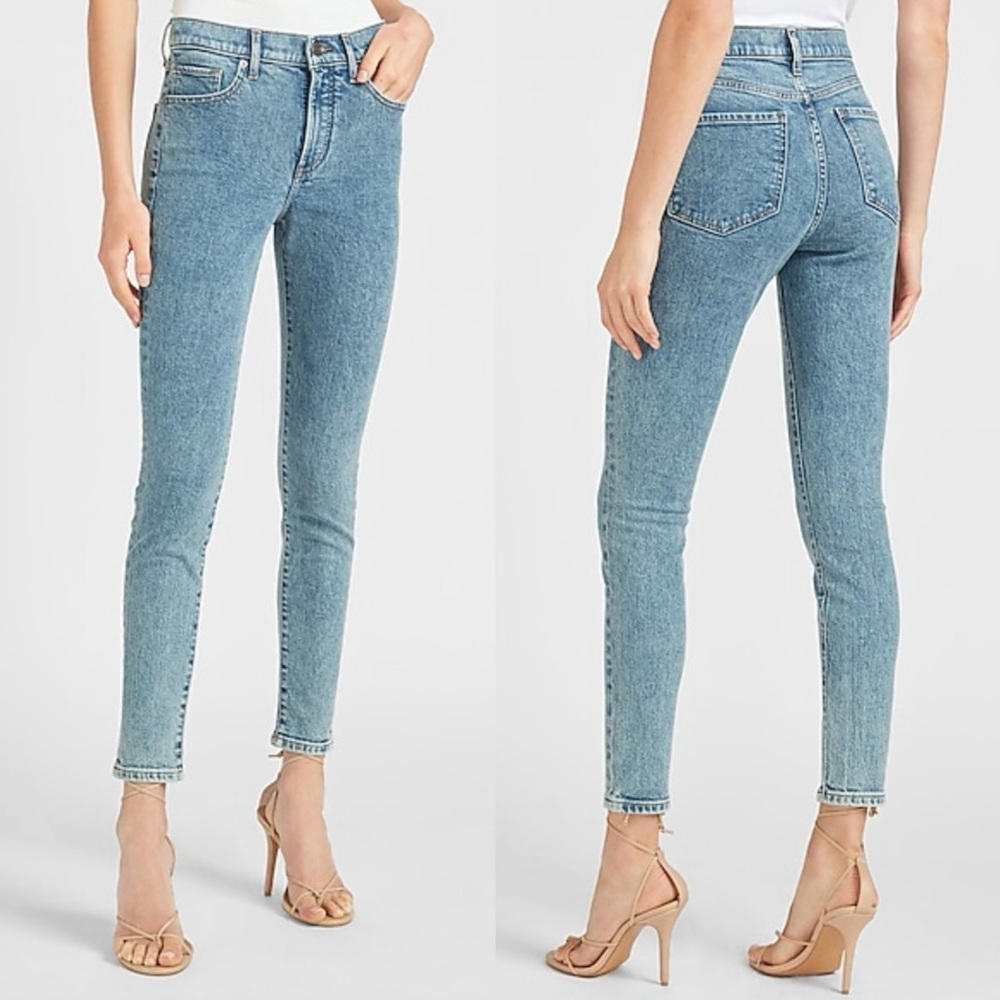 Express Faded Skinny Jeans